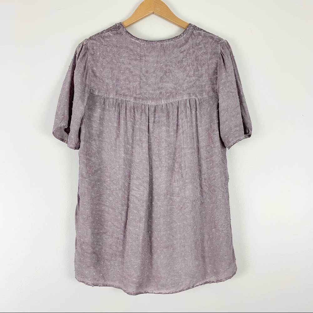 Knox Rose Top Wisteria Boho Short Sleeve Target XS - Picture 2 of 11